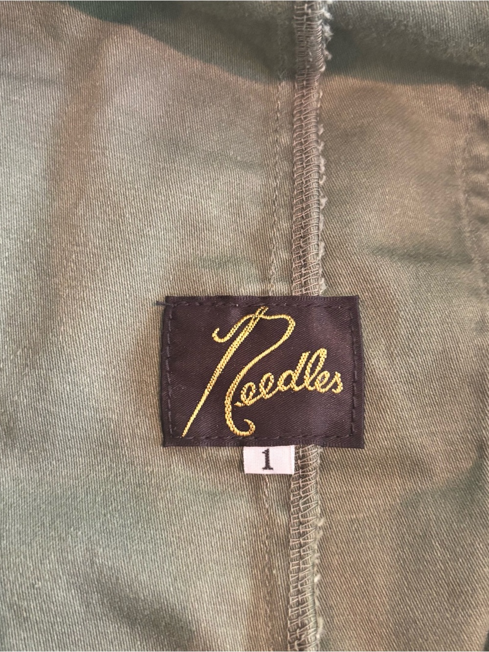 Needles HD Fatigue Pant Olive - Picture 8 of 8